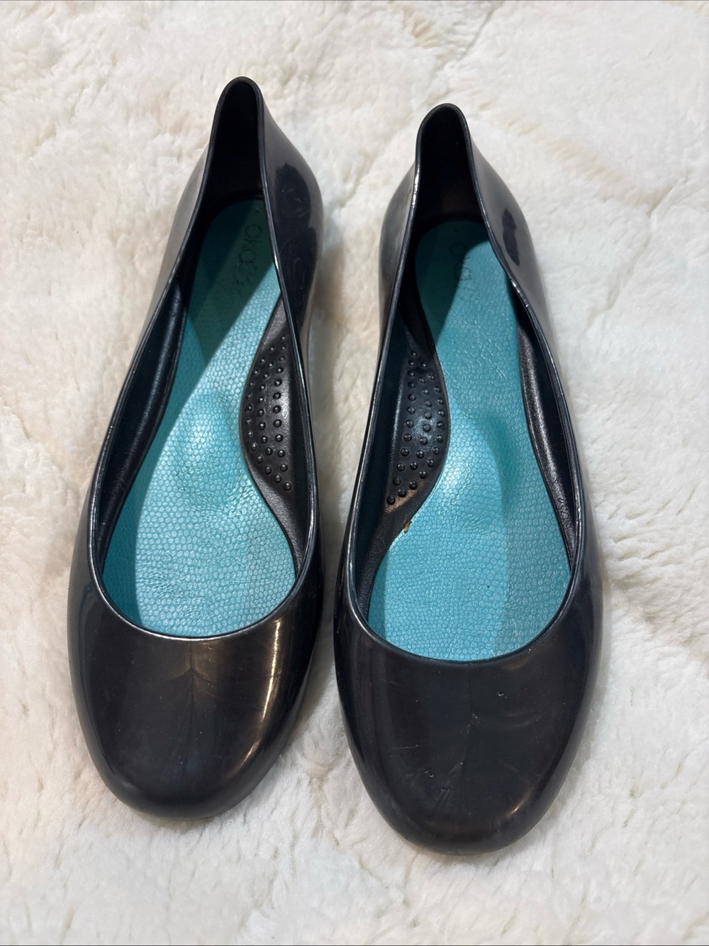 OkaB Oka-B Taylor Ballet Flats Closed Shoes Color Licorice US size 8